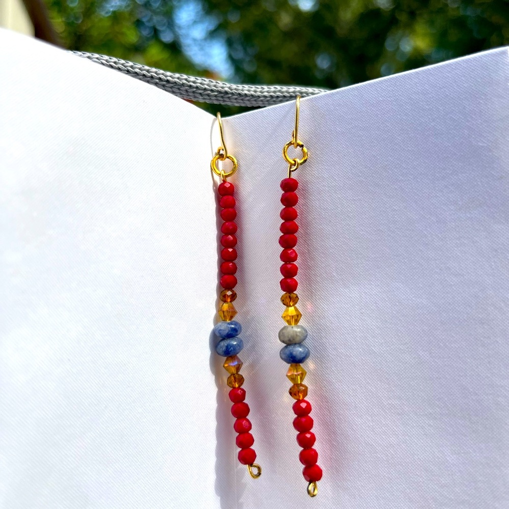Artisan-Crafted Handmade Beaded Earrings